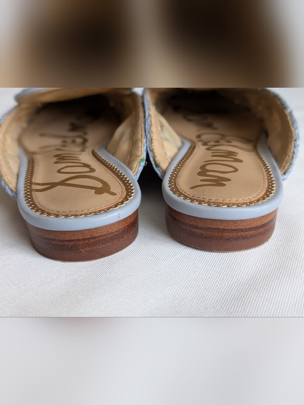 Sam Edelman Linnie Crochet Floral Bit Mule Loafers Size 7.5 EUC - Picture 7 of 10